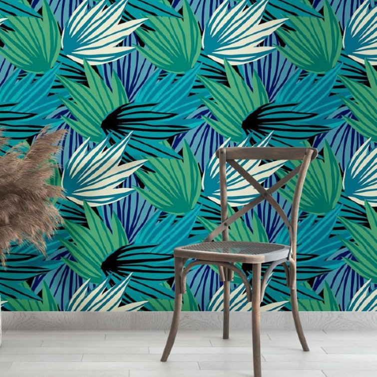 Bayou Breeze Schwindt 126" L x 24" W Peel and Stick Wallpaper Roll